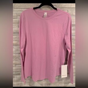 NWT Lululemon pink long sleeve size 10